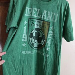Dublin Ireland Football/Soccer Green Graphic Tee, St. Patricks Day